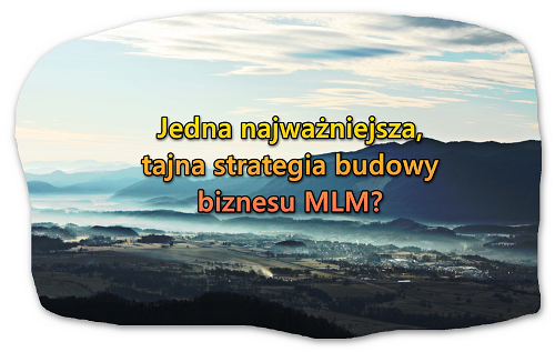 Najlepsza strategia działania w Biznesie MLM